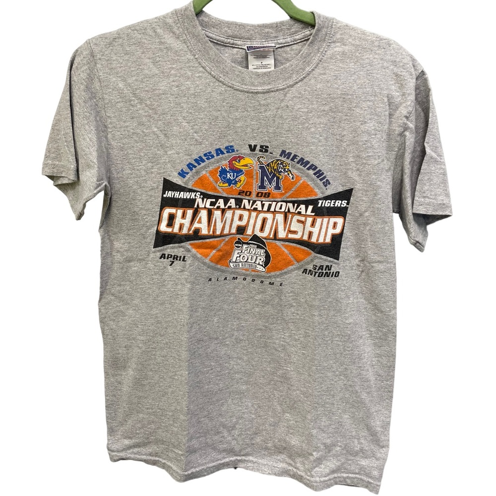 Step Ahead Sportswear Kansas vs Memphis 2008 Basketball Championship Game Sz S